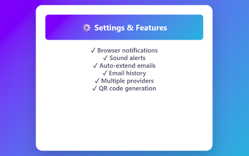 Temporary Email Generator screenshot