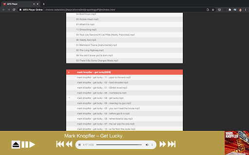 MP3 Player Online – LastPlayer.Online screenshot