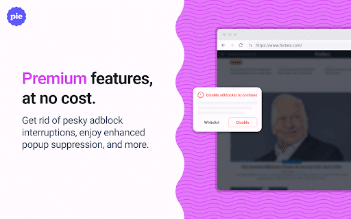 Pie Adblock - A Powerful Free Ad Blocker screenshot