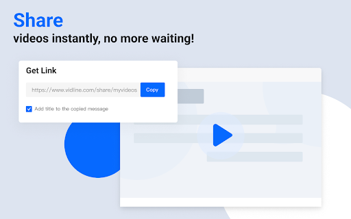 Vidline Screen Recorder screenshot
