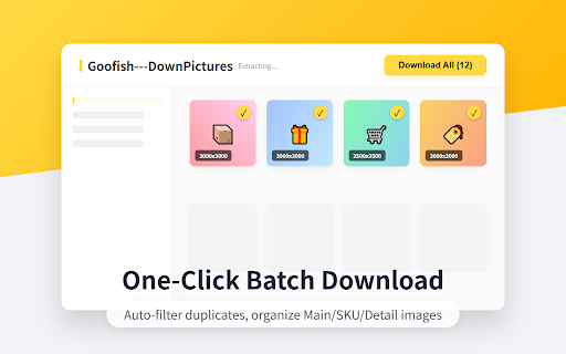 DownPictures Item Manager for Goofish screenshot