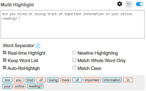 Multi Highlight screenshot
