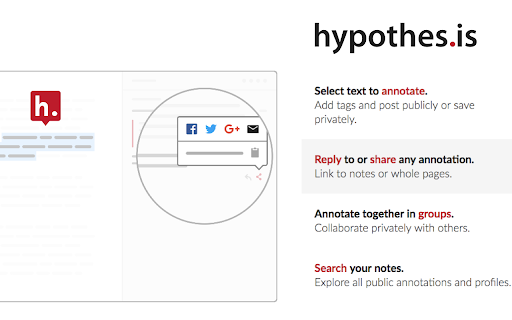 Hypothesis - Web & PDF Annotation screenshot