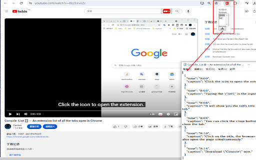 YouTube Caption Downloader screenshot