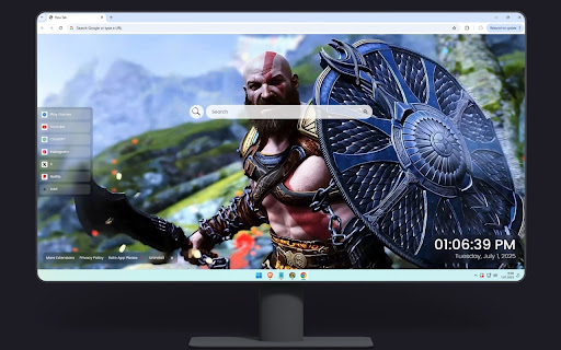 God of War Kratos Live Wallpaper screenshot