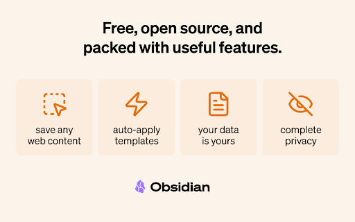 Obsidian Web Clipper screenshot