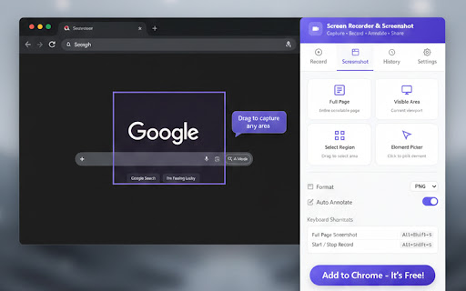 Screen Recorder and Screenshot Tool screenshot
