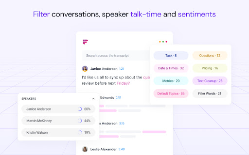Fireflies: AI meeting notes screenshot