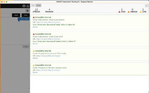 OWASP Penetration Testing Kit screenshot