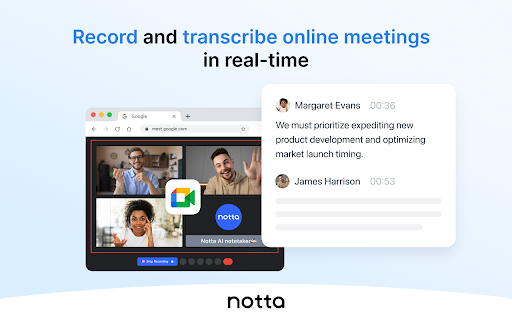 Notta: AI Meeting Notetaker & Audio Transcription screenshot