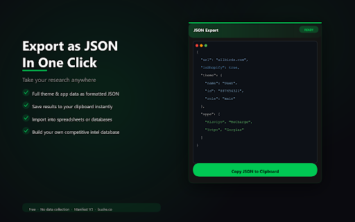 Shopify Theme Detector screenshot