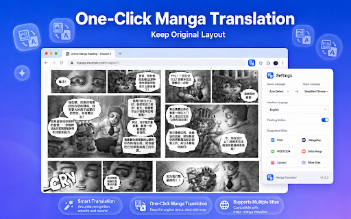 Manga Translator - Translate Raw Manga, Comic, Manhwa & Webtoons live screenshot
