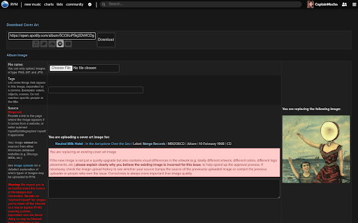 BetterRYM screenshot