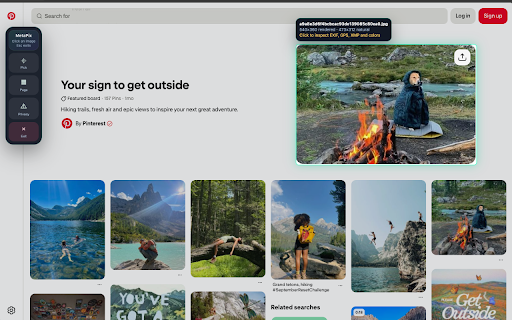 MetaPix EXIF Viewer screenshot