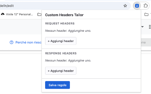 Custom Headers Tailor screenshot