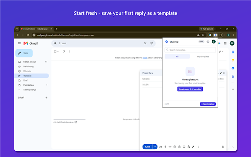 Quikrep - Email Template Manager screenshot