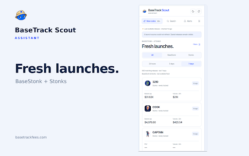 BaseTrack Scout Assistant screenshot