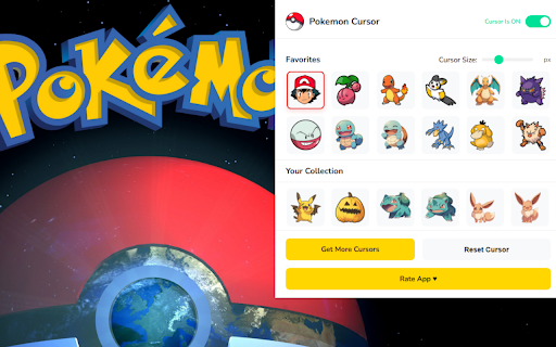 Pokemon Cursor ★ Custom Cursor for Chrome™ screenshot