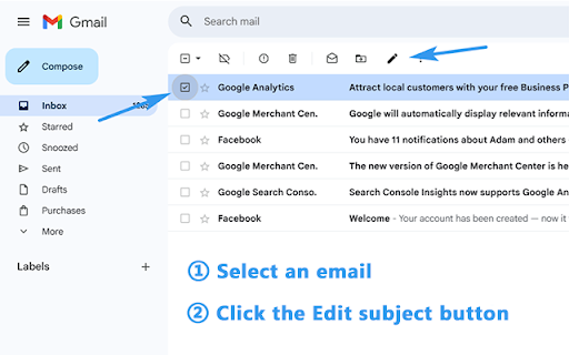 Change Subject Line for Gmail screenshot