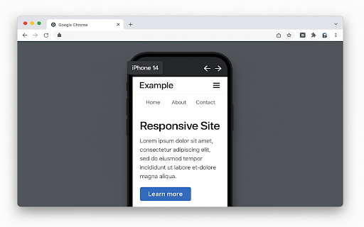 Switch to Mobile View screenshot