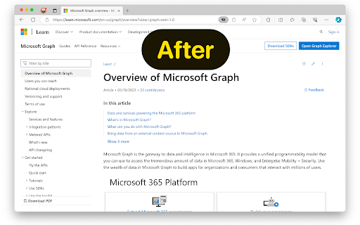 Refined Microsoft Learn screenshot