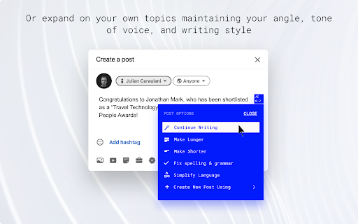 Sales Stack - Audience Engager screenshot