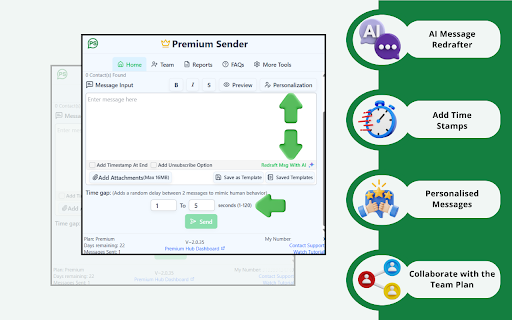 WA Bulk Message Sender - Premium Sender screenshot