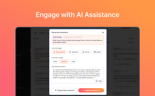 RedCom.ai - Convert Reddit & Quora Traffic Into Customers screenshot