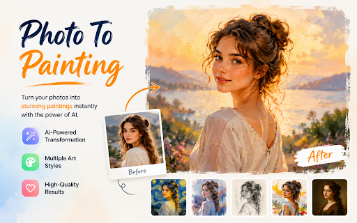Photo To Painting - AI Art Converter screenshot
