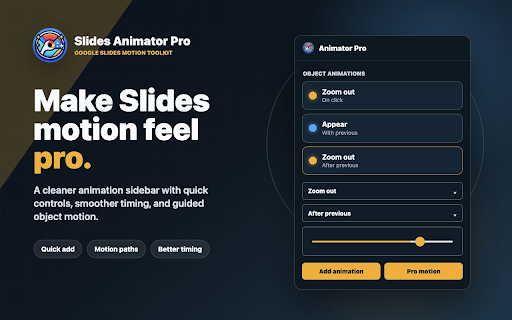 Slides Animator Pro screenshot