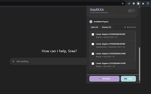 SkipREXA screenshot