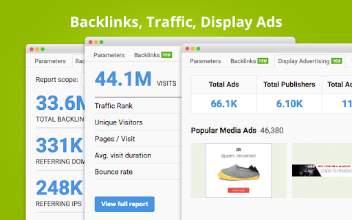 SEOquake screenshot