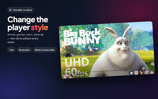 Skins for YouTube player screenshot