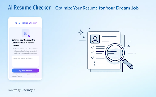 AI Resume Checker & ATS Optimizer screenshot
