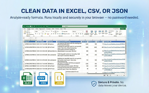 Twitter/X Exporter - Export Tweets, Followers, Bookmarks to CSV screenshot