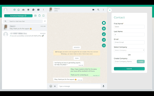 WhatsApp Schedule, Backup, Bulk Messenger by SyncMate screenshot