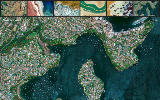 Earth View from Google Earth screenshot
