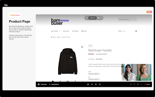 Bambuser One-to-One screenshot