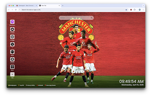 Cristiano Ronaldo Manchester United 2003–2009 Wallpaper screenshot