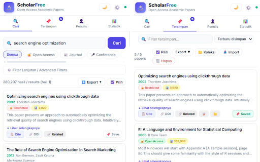ScholarFree — Open Access Paper Finder screenshot