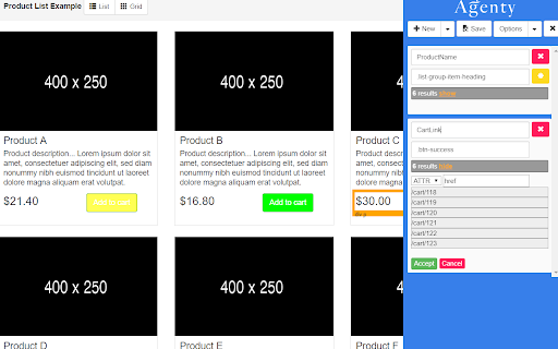 Agenty - Advanced Web Scraper screenshot