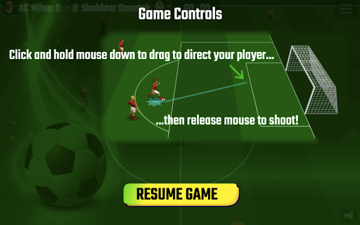 Soccer Skills Champions League Game screenshot