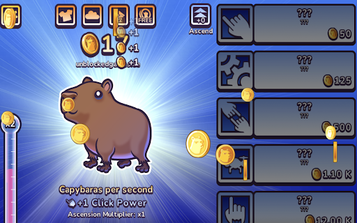 Capybara Clicker screenshot