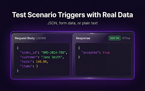 Make (Integromat) Webhook Tester - Debug Automation Workflows screenshot
