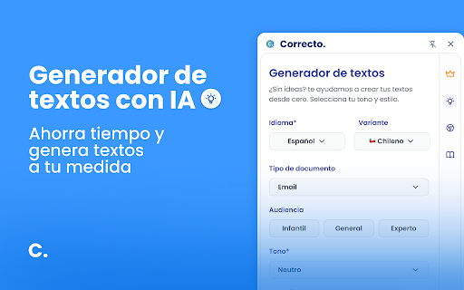 Grammar Checker and AI tool - Correcto screenshot