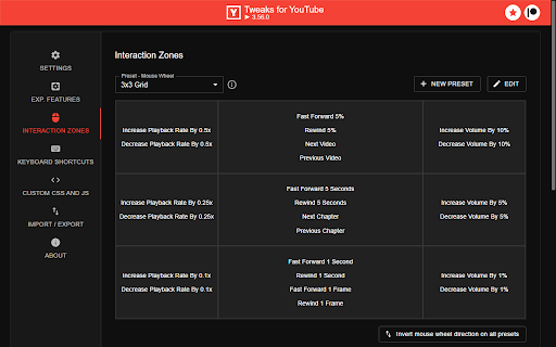 Tweaks for YouTube screenshot