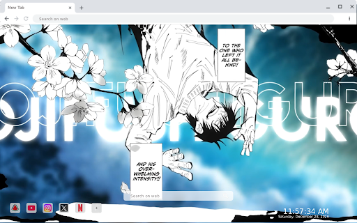 Fushiguro Toji Hanging Jujutsu Kaisen Live Wallpaper screenshot
