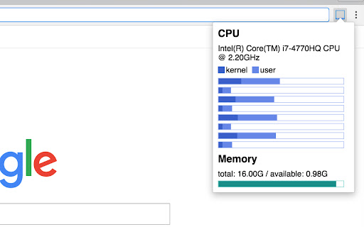 System Monitor screenshot