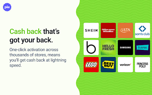 Pie Shopping: AI Cash Back and Coupons screenshot