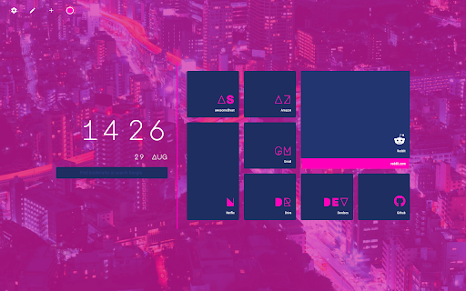 nightTab screenshot